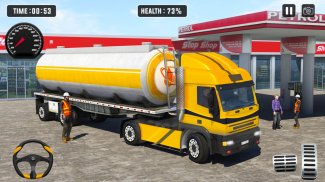 Cargo Delivery Truck Driver:Oil Tanker Truck Games screenshot 0