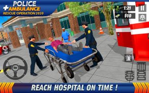 Police Ambulance Rescue Driving: 911 Emergency screenshot 4