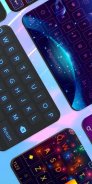 Neon LED Keyboard: Emoji, Font screenshot 0