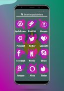 Apolo Violet - Theme, Icon pack, Wallpaper screenshot 0