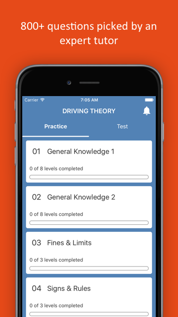 driving theory test practice 2019