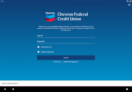Chevron FCU Mobile Banking screenshot 1