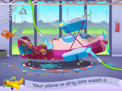 Crianças Avião Lavar Estação E Reparação Garagem screenshot 2