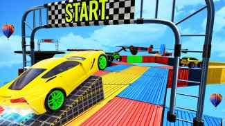 Mega Car Stunts Race Car Games screenshot 1