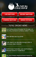 Live Cricket Scores & Updates -Total Cricinfo screenshot 0