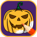 2023 Halloween Coloring Books Icon