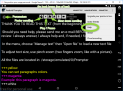Prompter para Android screenshot 5