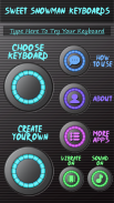 Sweet Snowman Keyboards screenshot 1