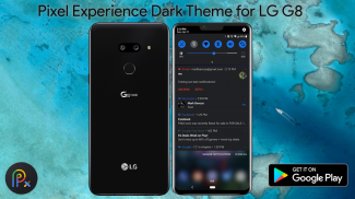 Pixel Experience Dark Theme For LG G8 screenshot 1