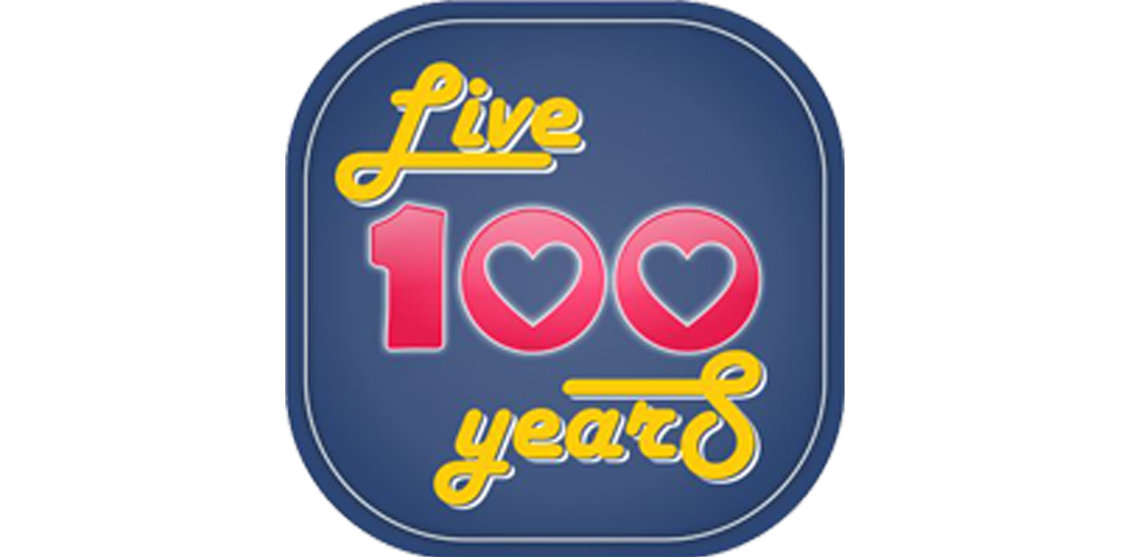 Live 100 years. 2002 And 2007 years icon.