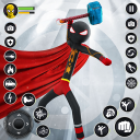 Superhero games Rope Hero Game Icon