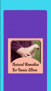 Natural Remedies For Tennis Elbow screenshot 0