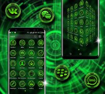 Technology Green Theme screenshot 1