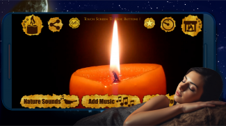 Nuit Bougie 🕯️ relaxation, sommeil, méditation screenshot 1