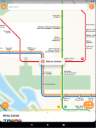 Mapa de rutas del metro de Washington DC screenshot 14
