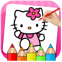 Kitty Coloring Book & Drawing Game