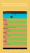 Meal Manager - Plan Weekly Meals screenshot 1