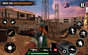 Combat sniper shooter games: free shooting game screenshot 0