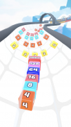 Jelly Tube Run 2048 screenshot 1