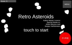 Retro Asteroids screenshot 0