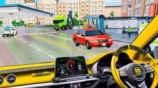 US Taxi Car Driving Simulator screenshot 3