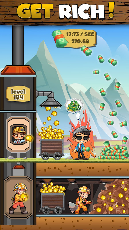 Digger To Riches： Idle mining game Game for Android - Download