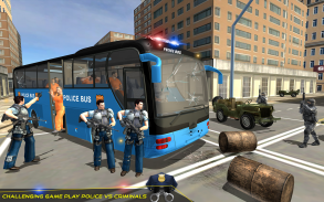 US Police Bus Transport Prison Break Survival Game screenshot 10