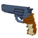 Guns 3D Color by Number Weapon Icon