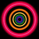 Neon Space Ball - classic pong Icon