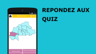 Quiz Puzzle  - Burkina Faso  - Région, Département screenshot 3