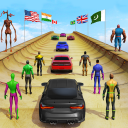 SuperHero Car Stunt: Car Games