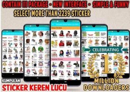 Kumpulan Sticker 2020 Lucu Keren for WAStickerApps screenshot 6