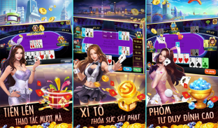 4Play - Mậu Binh Online Xập Xám Poker VN screenshot 1