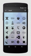 Zwart - Black Icon Pack screenshot 2