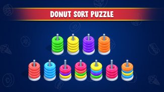 Donut Sort Puzzle: Color Sorti screenshot 3