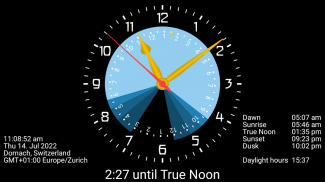 Sonnenuhr - Astronomische Uhr screenshot 7