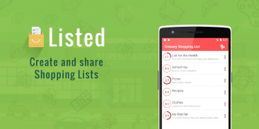 Grocery Shopping Lists - Listed screenshot 1