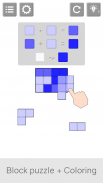 Block + Coloring - Genius Puzzle screenshot 1