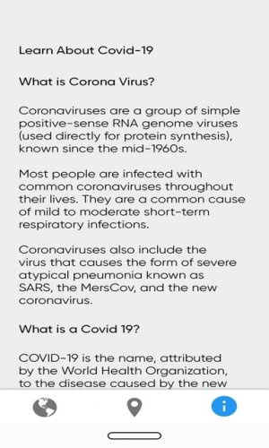 Covid19 Info screenshot 2