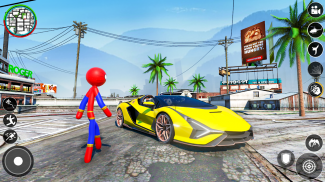 Hombre héroe araña juego screenshot 0