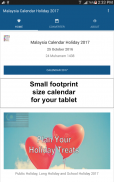 Malaysia Calendar Holiday 2017 screenshot 5