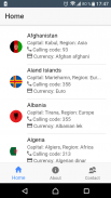 Countries, Currencies, Phone codes screenshot 4