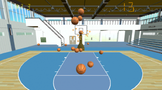 バスケットボール3Dフリーゲーム 2018 screenshot 0