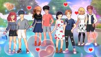 Anime Couples Dress Up Game screenshot 0