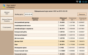 Exchange rates in Ukraine screenshot 2