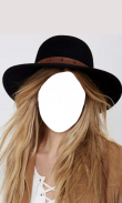 Women Fashion Hat Photo Editor screenshot 0