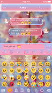 Dewdrop Emoji Keyboard Theme screenshot 2