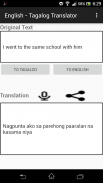 English - Tagalog Translator screenshot 1