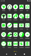 Inverted White and Green Icon Pack Free screenshot 22