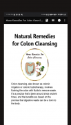 Home Remedies For Colon Cleansing screenshot 2